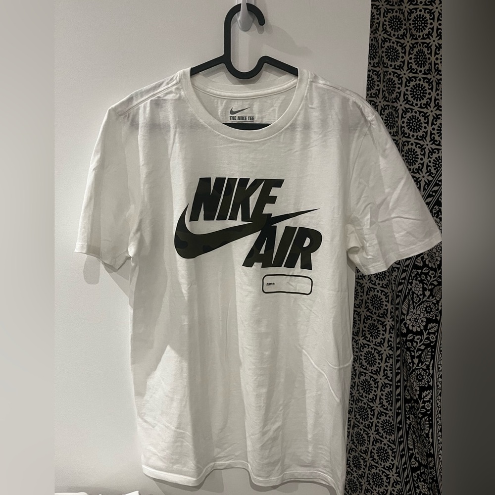 White Graphic Nike Tee